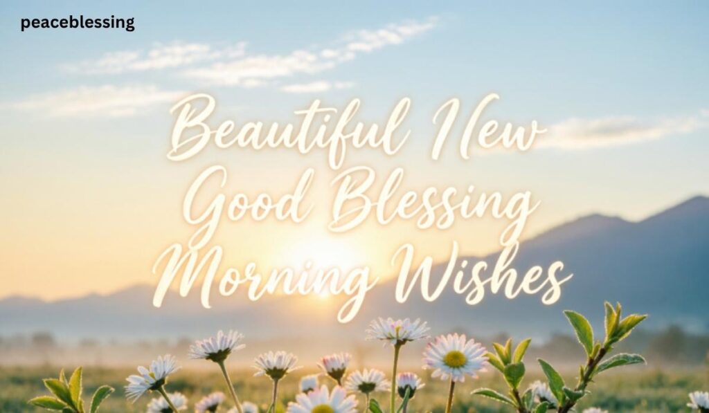 Beautiful New Good Blessing Morning Wishes
