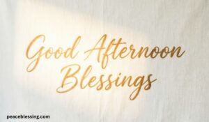 Good Afternoon Blessings