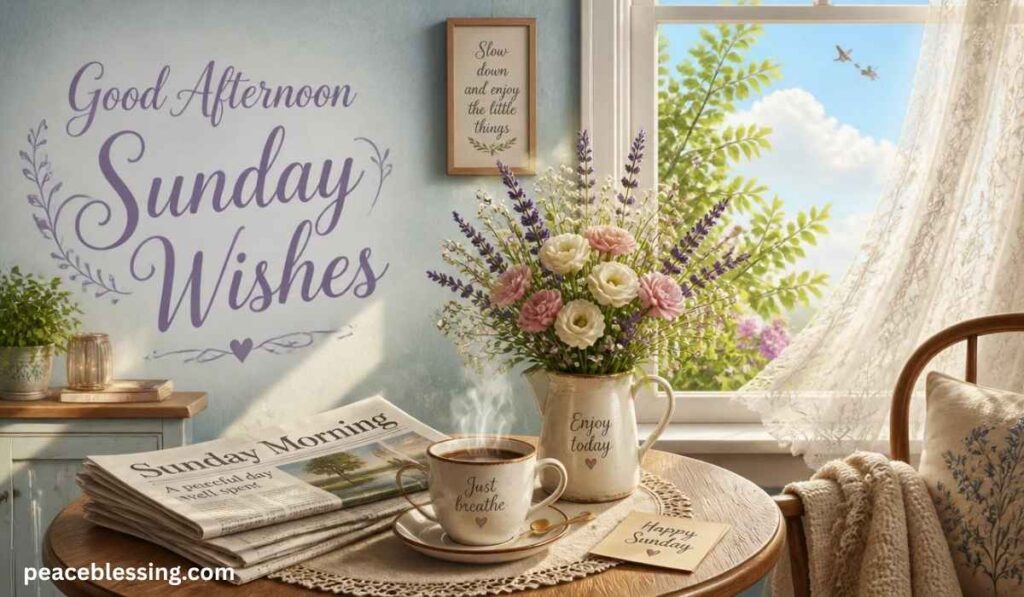 Good Afternoon Sunday Wishes