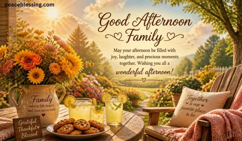 Good Afternoon Wishes for Family