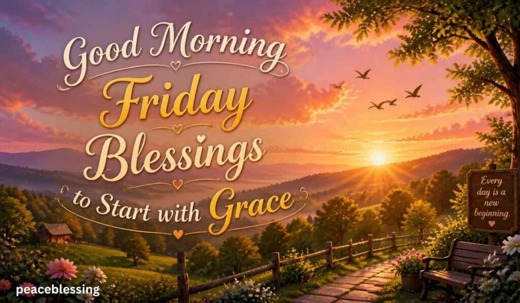 Good Morning Friday Blessings to Start with Grace