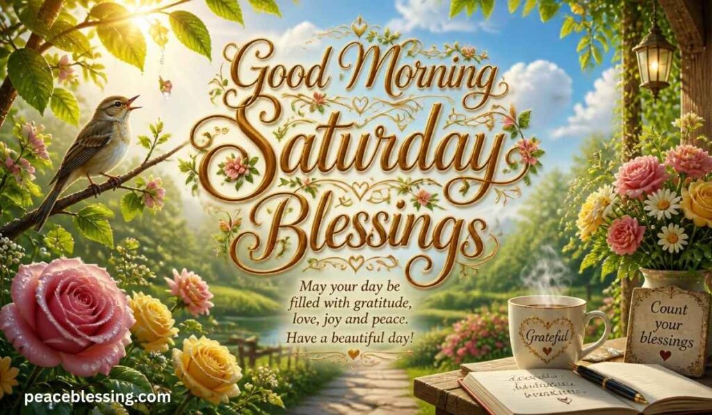 Good Morning Saturday Blessings for a Peaceful Start