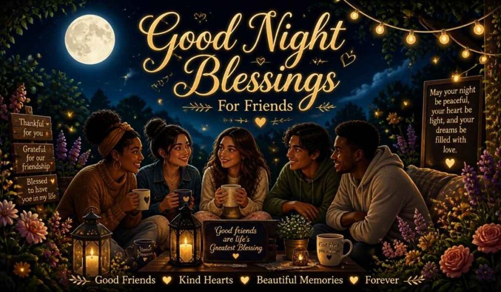 Good Night Blessings For Friends