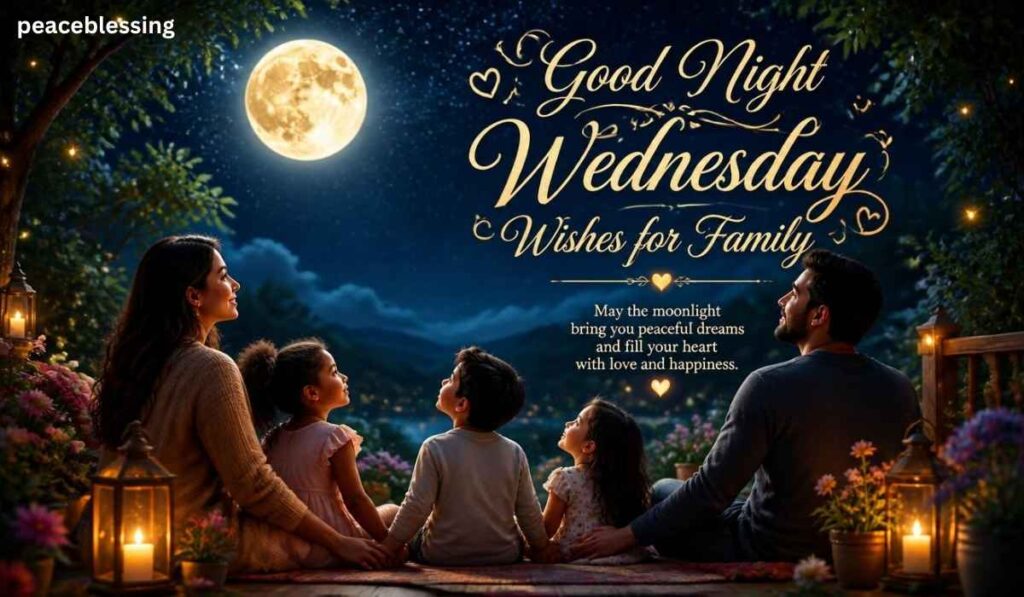Good Night Wednesday Wishes for Family
