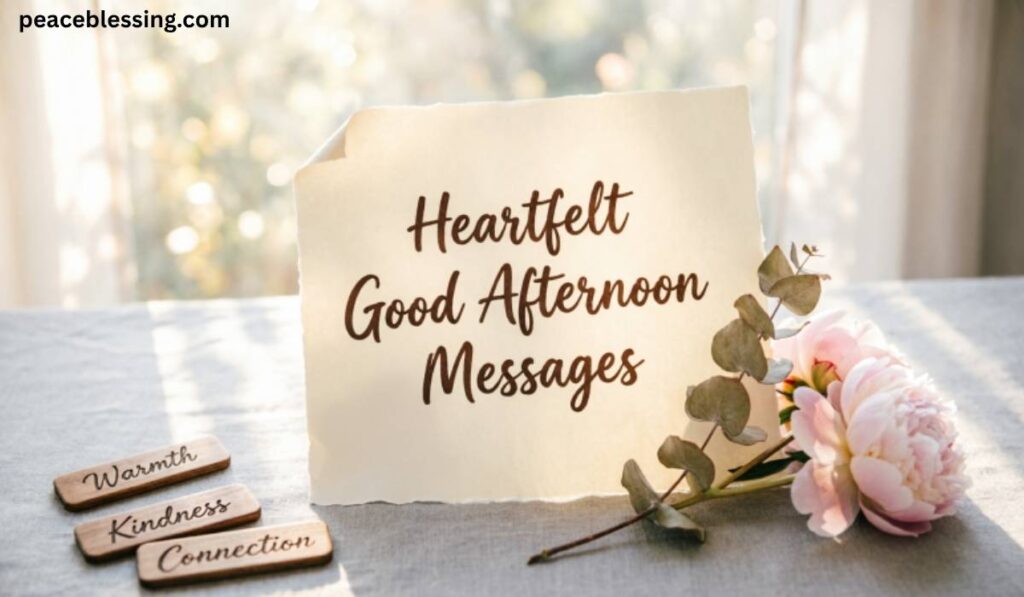 Heartfelt Good Afternoon Messages