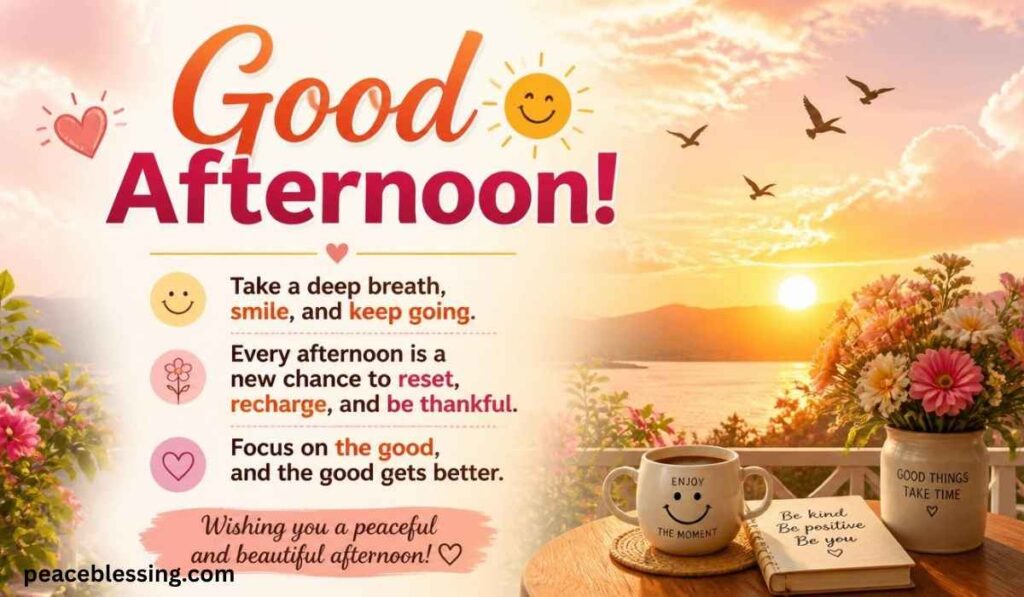 Inspirational Good Afternoon Quotes