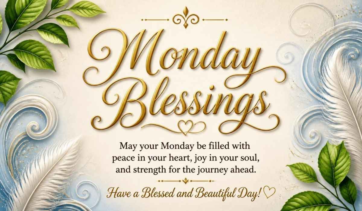 Inspirational Monday Blessings Quotes