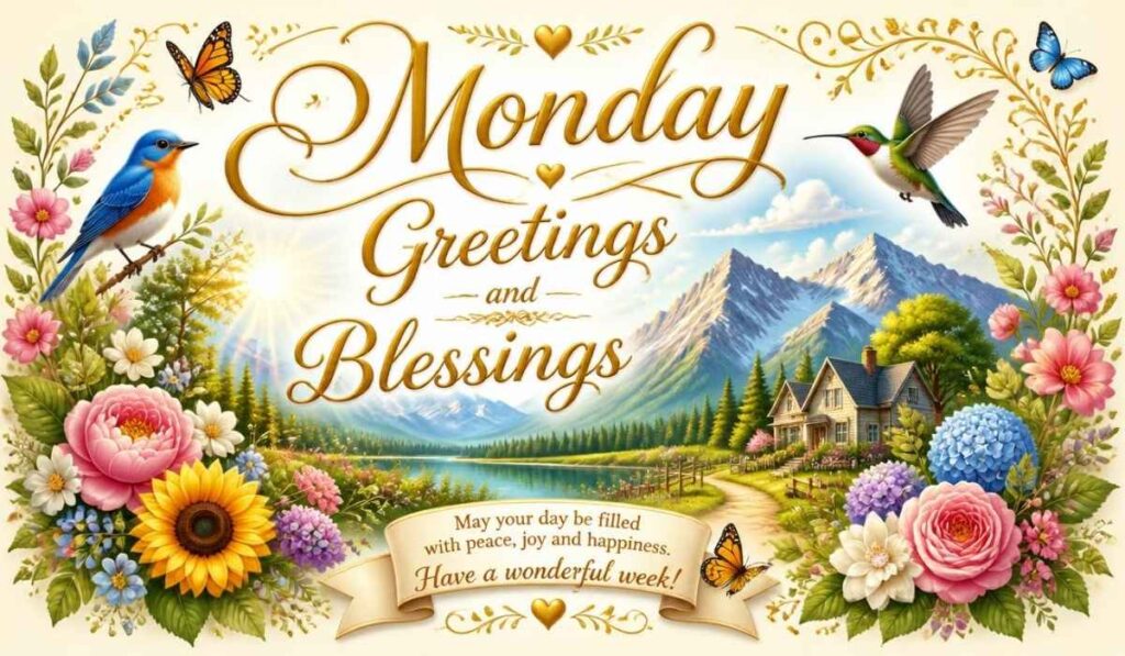 Monday Greetings and Blessings