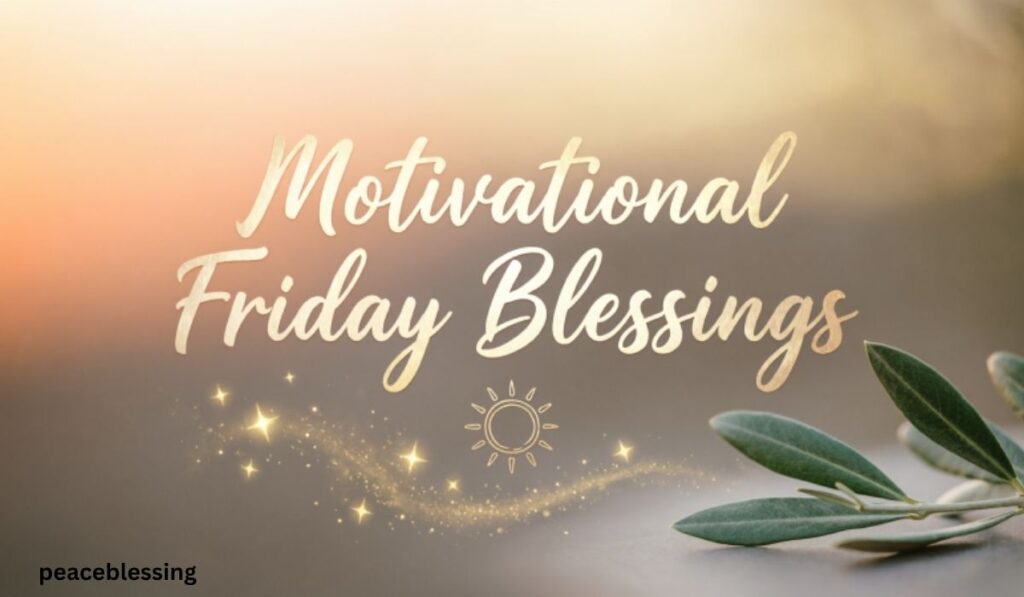 Motivational Friday Blessings