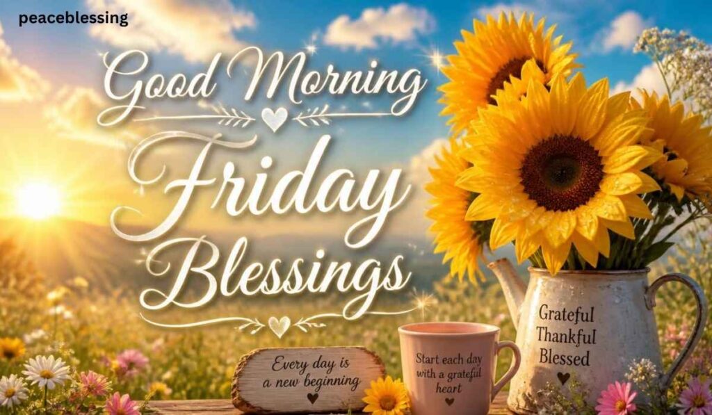 Positive Good Morning Friday Blessings