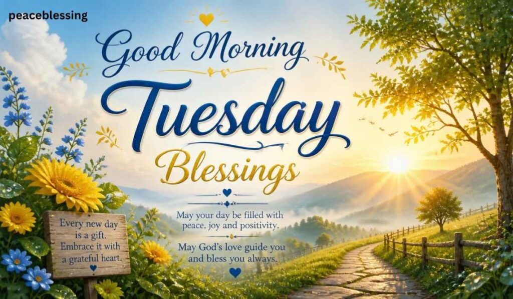 Positive Good Morning Tuesday Blessings Images