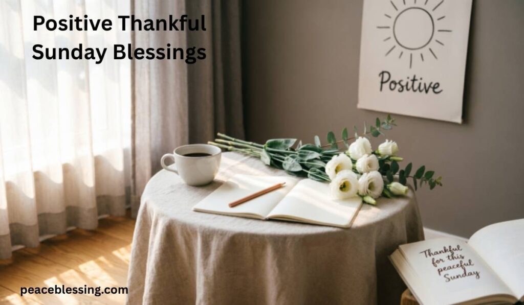 Positive Thankful Sunday Blessings