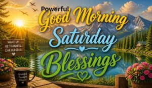 Powerful Good Morning Saturday Blessings