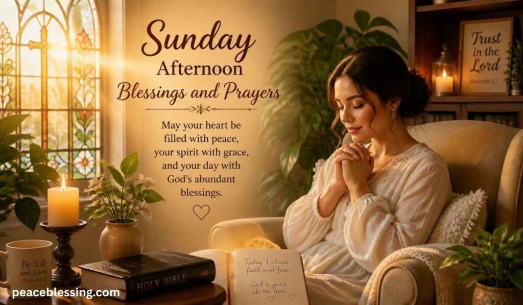 Sunday Afternoon Blessings and Prayers