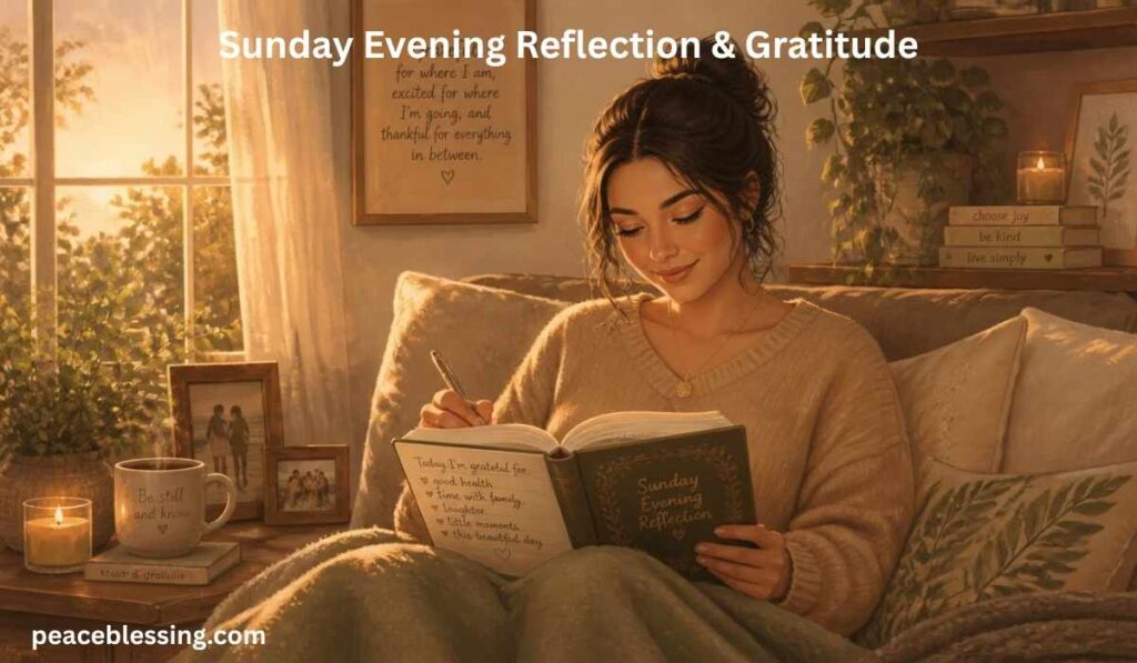 Sunday Evening Reflection & Gratitude
