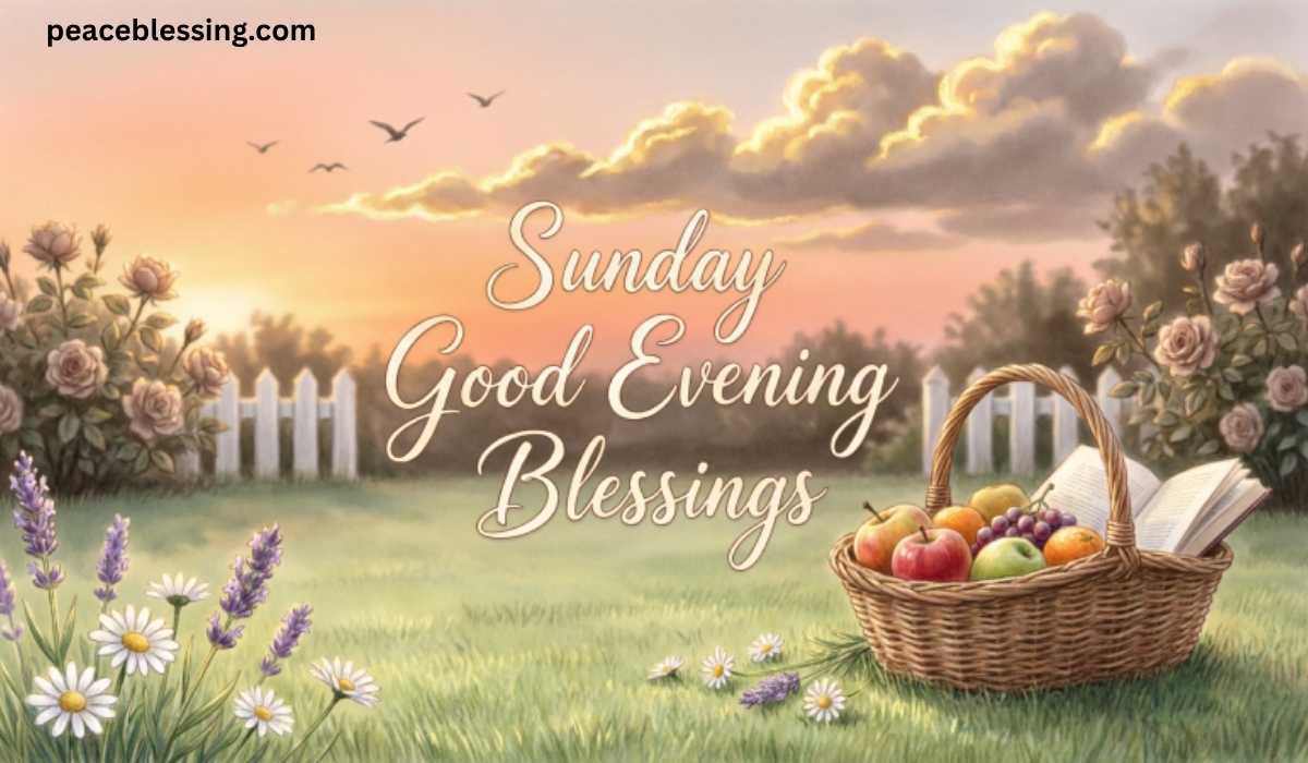 Sunday Good Evening Blessings