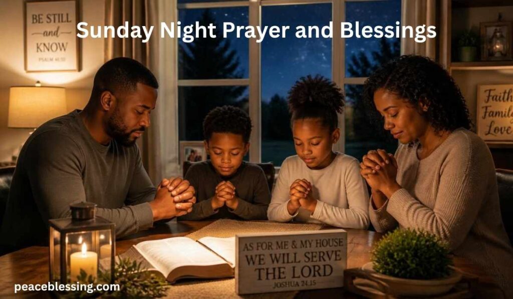 Sunday Night Prayer and Blessings