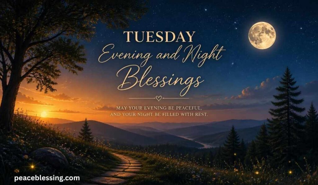 Tuesday Evening and Night Blessings