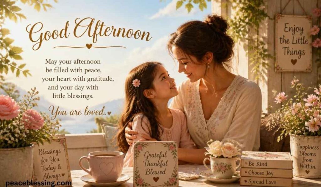 Warm Afternoon Blessings and Messages