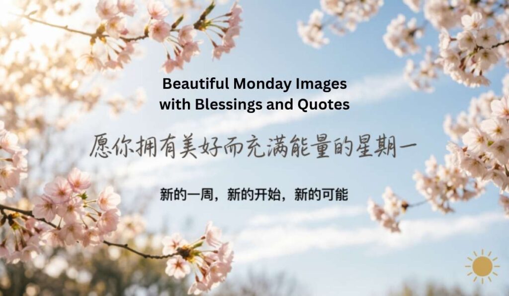 Beautiful Monday Images with Blessings and Quotes
