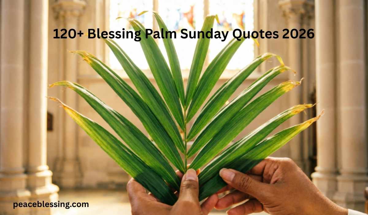 Blessing Palm Sunday