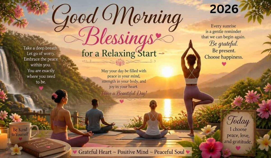 Good Morning Blessings for a Relaxing Start