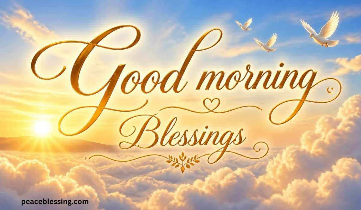 Good morning Blessings