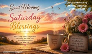 Good Morning Saturday Blessings Quotes