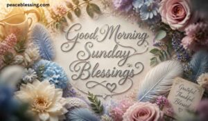Good Morning Sunday Blessings