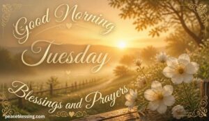 Good Morning Tuesday Blessings and Prayers
