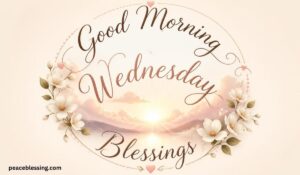 Good Morning Wednesday Blessings