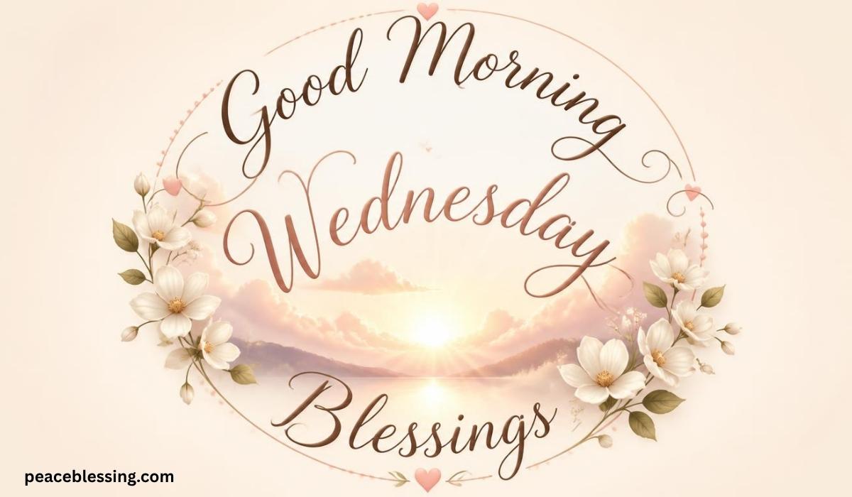 Good Morning Wednesday Blessings
