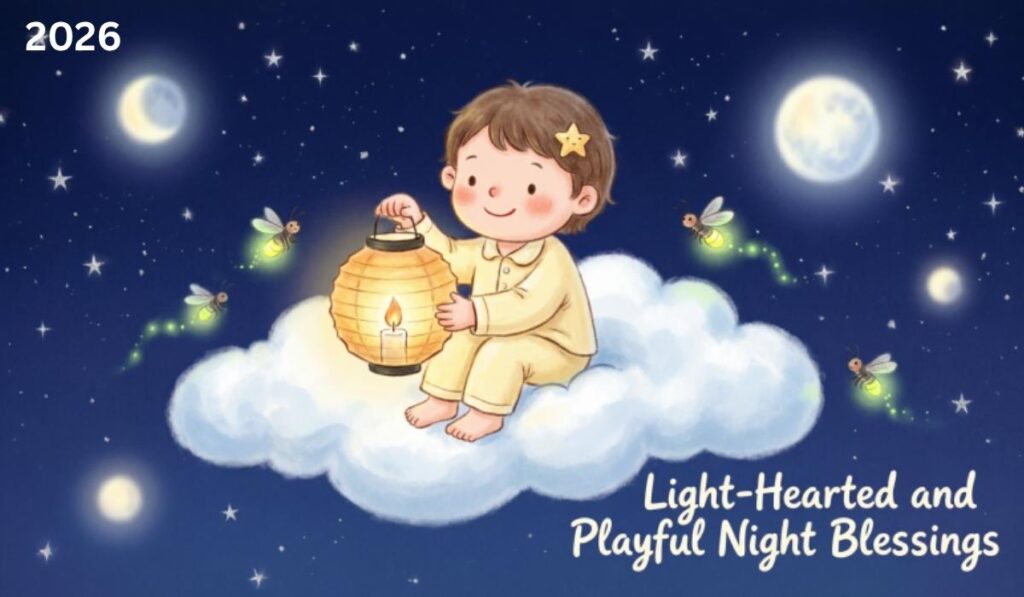 Light-Hearted and Playful Night Blessings 