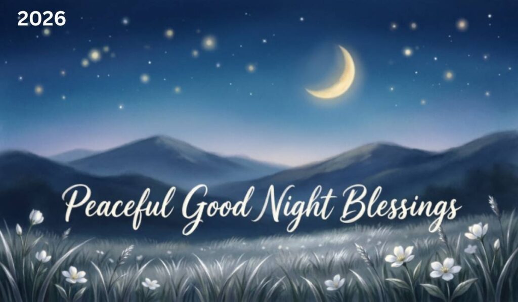 Peaceful Good Night Blessings 