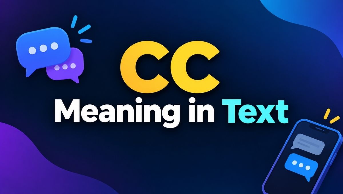 CC Meaning in Text